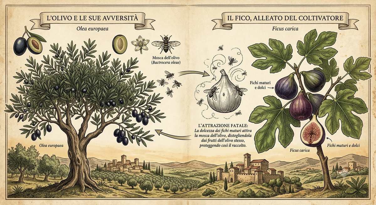 Fico e olivo: l'alleanza millenale del Mediterraneo che protegge la qualità biologica