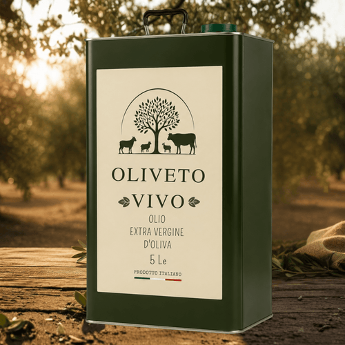 Olio Extra Vergine di Oliva Bio 5 Litri – Oliveto Vivo