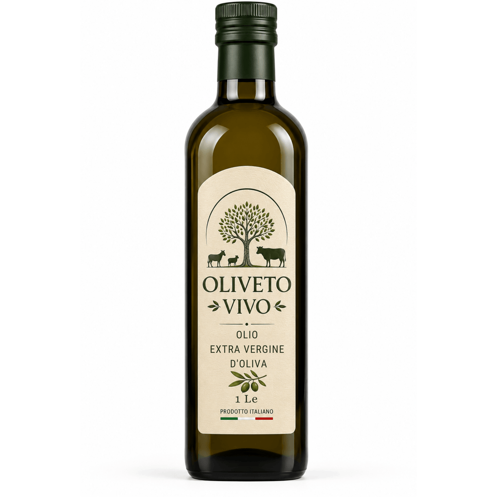 Olio Extra Vergine di Oliva Bio 1 Litro – Oliveto Vivo