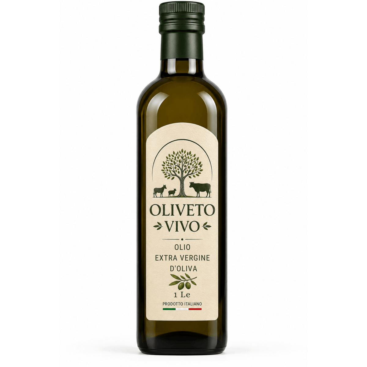 Olio Extra Vergine di Oliva Bio 1 Litro – Oliveto Vivo