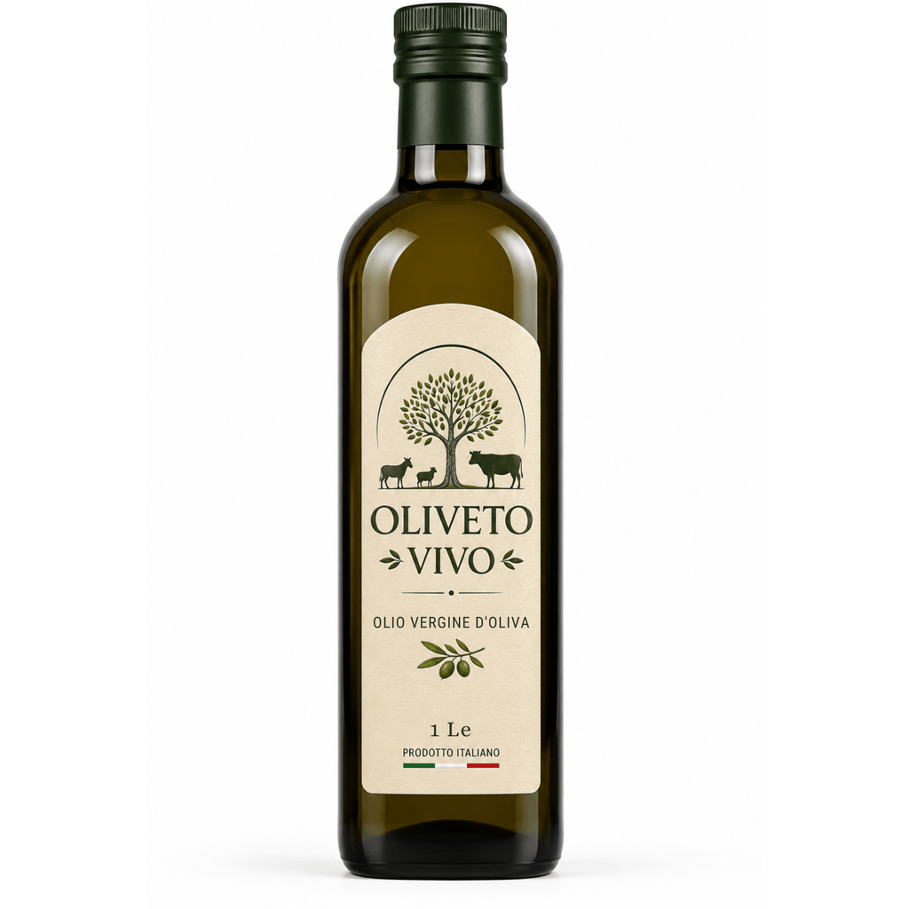 Olio Vergine di Oliva Bio 1 Litro – Oliveto Vivo